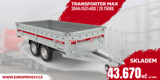 Přívěsný vozík - TRANSPORTER 3015/2 MAX - 3044 x 1537