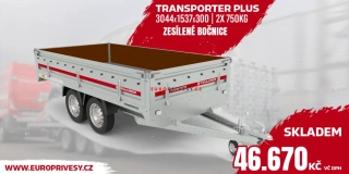 Přívěsný vozík - TRANSPORTER 3015/2 PLUS - 3044 x 1537